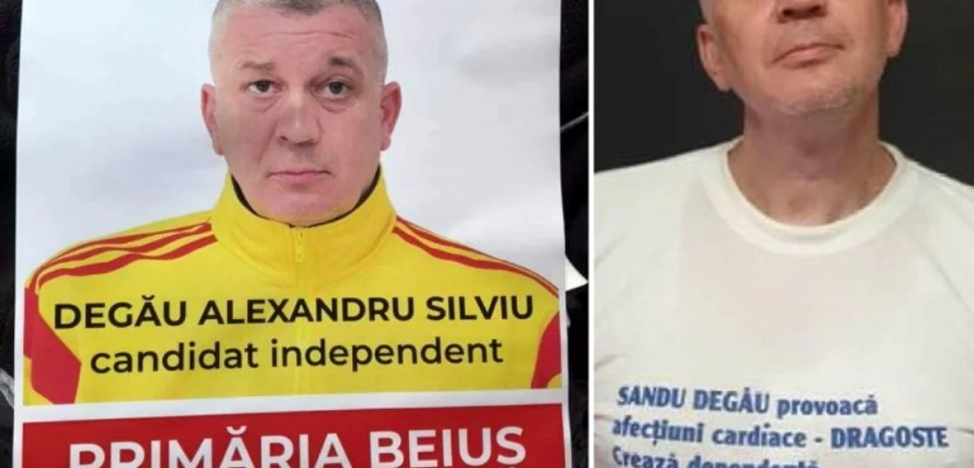 Alexandru Degău e candidatul care nu promite nimic pentru că nu ştie ce-l aşteaptă. "Alţii au promis şi au furat", explică el. FOTO: Facebook
