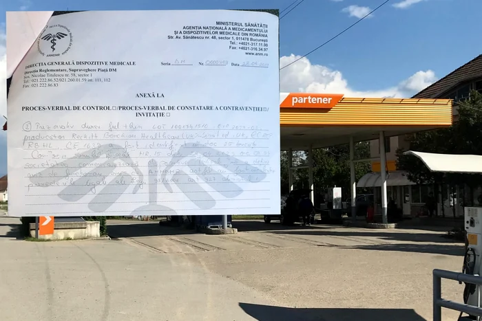 Patronul benzinăriei s-a ales cu amendă de 5.000 lei. Foto: Laura Gal