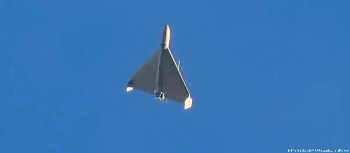 Dronă de atac folosită de Rusia împotriva Ucrainei