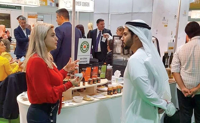 Mădălina Giurescu s-a aflat zilele trecute la un târg din Dubai cu produse bio