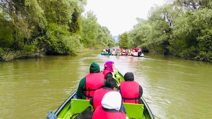 Turişti în deltă foto: AMDTDD