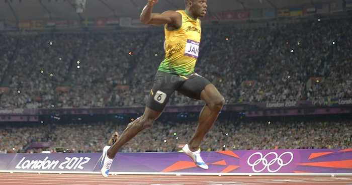 Usain Bolt, cel mai rapid om din lume. FOTO Mediafax