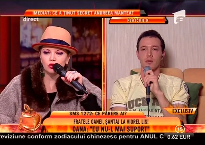 Oana Lis şi Ştefan s-au certat din nou