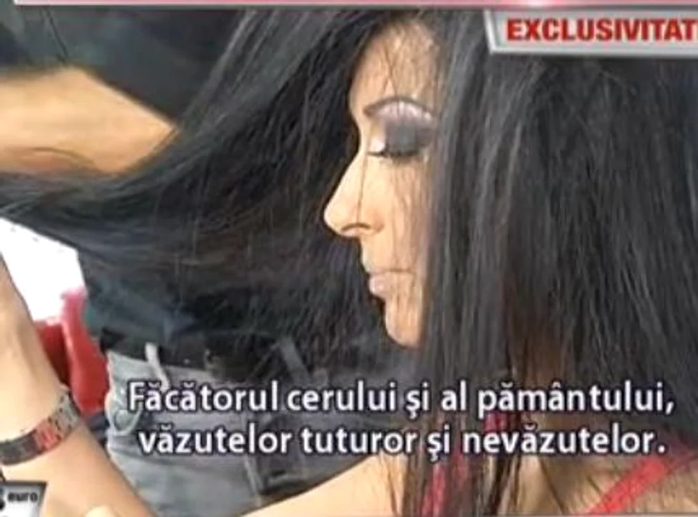 Aşa s-a machiat Gabi Cristea (Captură Foto Wowbiz)