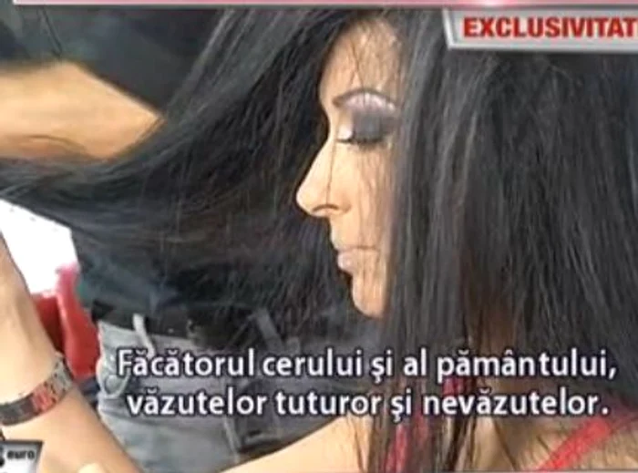 Aşa s-a machiat Gabi Cristea (Captură Foto Wowbiz)