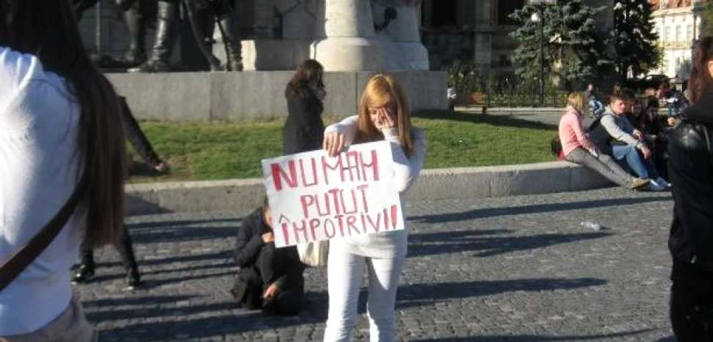 Flashmob-uri împotriva traficului de persoane s-au desfășurat și anul trecut în alte orașe din țară
