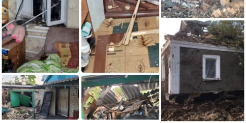 Atacuri in Krvoi Rog orasul lui Zelenski FOTO Twitter 