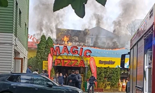 incendiu pizzerie Isi captură video Facebook jpg
