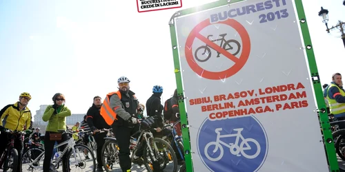 protest biciclisti sambata FOTO Mediafax