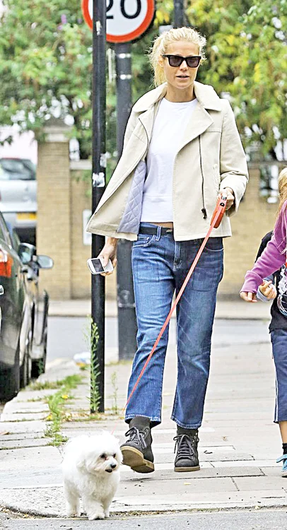 Bichonul Ozzie este răsfăţatul lui Gwyneth Paltrow (42 de ani)