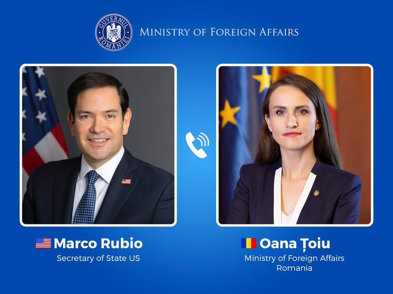 Ministrul Afacerilor Externe, Oana Țoiu, s-a întâlnit la Washington cu senatorul Marco Rubio. Principalele teme discutate