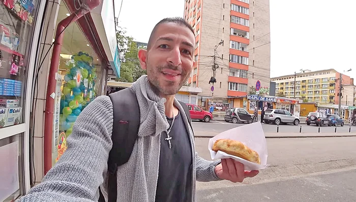 Evan Ramari s-a delectat cu produse de patiserie în centrul Clujului