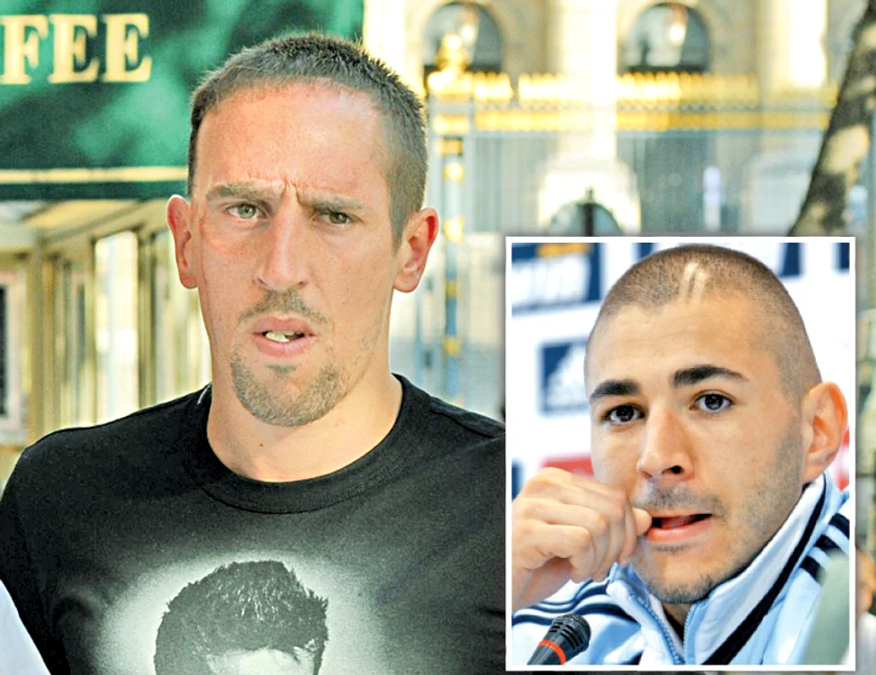 
    Ribery şi Benzema  riscă 3 ani de închisoare  şi 45.000 de euro amendă  