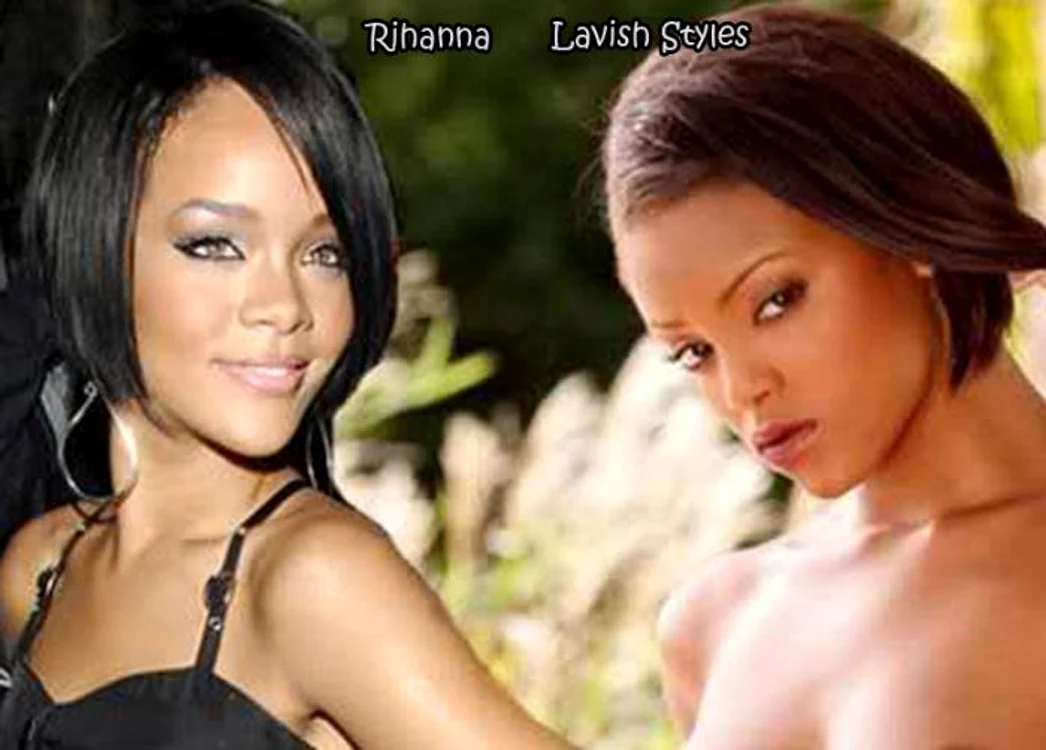 
    Rihanna şi sosia ei, Lavish Styles  