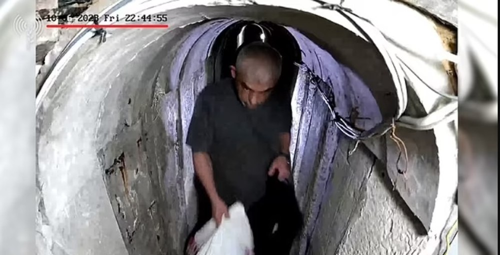 Israelul a difuzat imagini cu liderul Hamas în timp ce se adăpostea într-un tunel din Gaza, înaintea atacului din 7 octombrie 2023