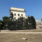 cladire bombardata administrati Herson, foto X jpg
