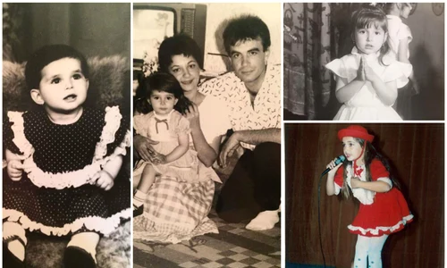 Elena Ionescu, în copilărie, alături de părinți jpeg