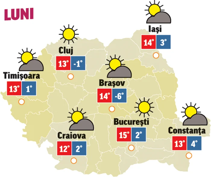 Prognoza meteo 2 noiembrie anunță o vreme plăcută de toamnă