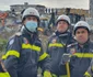 Imagini din timpul misiunii de căutare-salvare a echipei RO-USAR, pentru recuperarea celor trei persoane surprinse sub dărâmături.