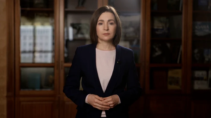 Maia Sandu le recomandă moldovenilor să fie precauți. FOTO: Presedinte.md