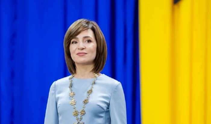 Noul preşedinte al R. Moldova, Maia Sandu, la ceremonia de învestire în funcţie