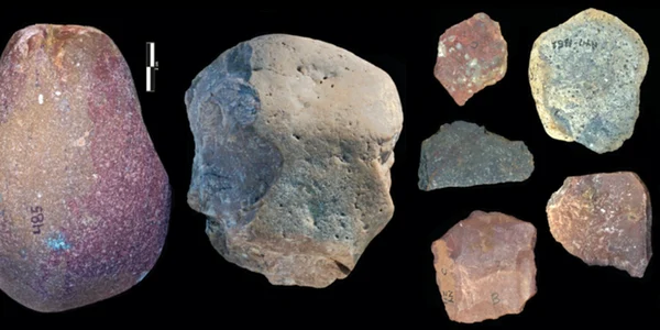 Unelte din piatră cu o vechime de circa 2,9 milioane de ani, descoperite în situl arheologic Nyayanga din Kenya (foto: T.W. Plummer, J.S. Oliver și E. M. Finestone, Homa Peninsula Paleoanthropology Project) 