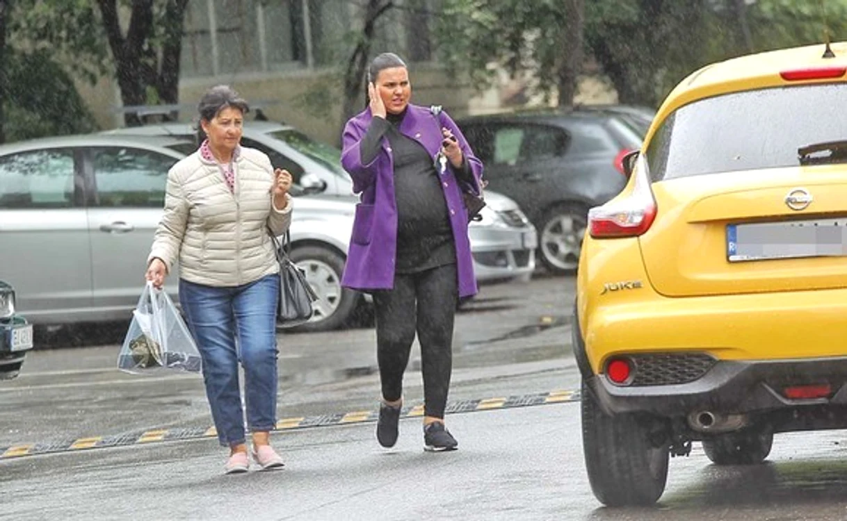 Lavinia Pârva luase în greutate în timpul sarcinii