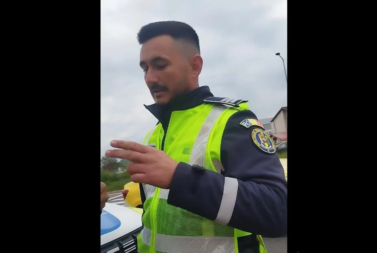 Derapaj verbal al unui pieton oprit de un polițist pe breteaua A1: „Mai, drogatule, știi cu cine vorbești?”