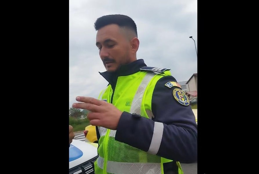 Derapaj verbal al unui pieton oprit de un polițist pe breteaua A1: „Mai, drogatule, știi cu cine vorbești?”