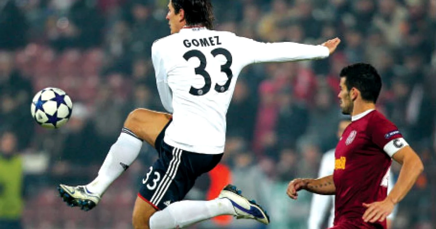 Mario Gomez a marcat o „triplă“  în poarta lui Stăncioiu 