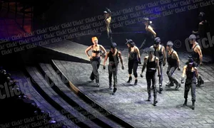 Lady GaGa, în timpul concertului din Bucureşti  jpeg