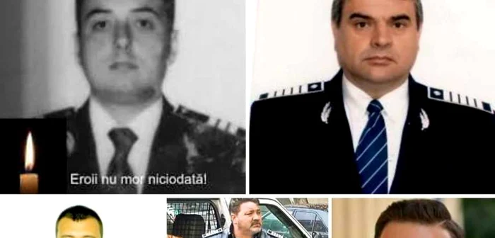 Poliţişti morţi la datorie  FOTO Marian Godină/Facebook