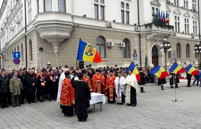 Ziua Naţională a României sărbătorită modest la Suceava. FOTO Dănuţ Zuzeac