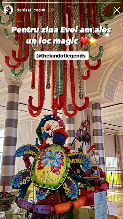 Locul pe care l-au ales Flick și Denisa Filcea pentru ziua fiicei lor / Sursă foto: Instagram