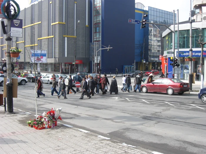 Intersecția unde săptămâna trecută o fetiță a fost accidentată mortal