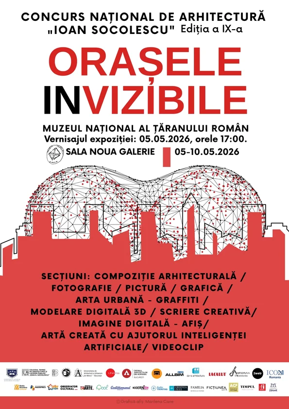 „Orașele invizibile” - Gala de premiere a Concursului Național de Arhitectură „Ion Socolescu” 
