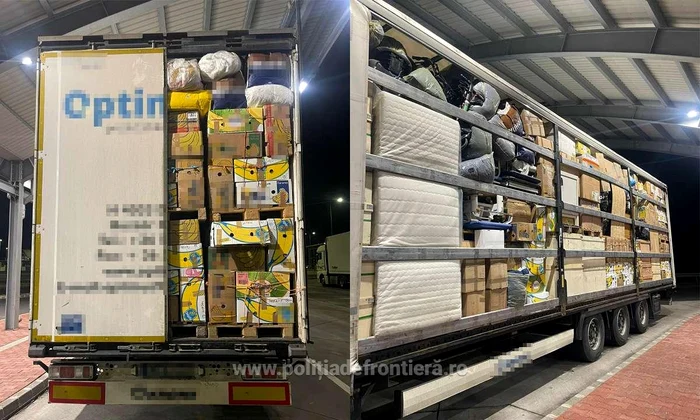 TIR-ul a fost oprit să intre în țară FOTO Poliția de frontieră