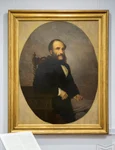 Portretul lui Barbu Catargiu, realizat de Theodor Aman, la scurt timp după asasinarea omului politic (© Muzeul Municipiului București)