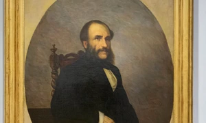 Portretul lui Barbu Catargiu, realizat de Theodor Aman, la scurt timp după asasinarea omului politic (© Muzeul Municipiului București)