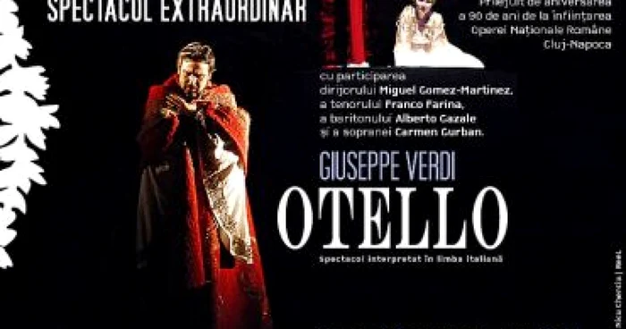 Cluj: Otello aniversar la Opera Română