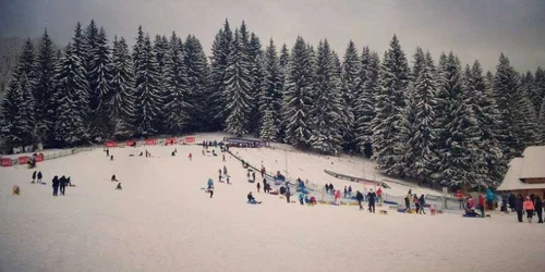 Pârtia de săniuş din Poiana Braşov