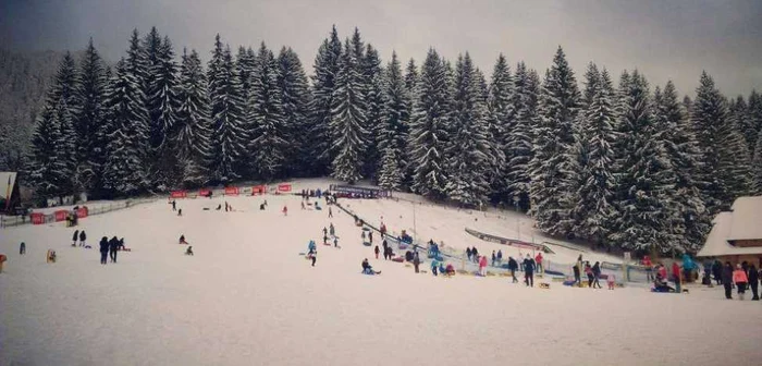 Pârtia de săniuş din Poiana Braşov