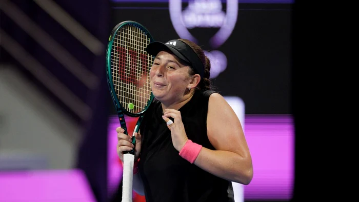 Jelena Ostapenko, o jucătoare mereu pusă pe șotii. Foto Getty images