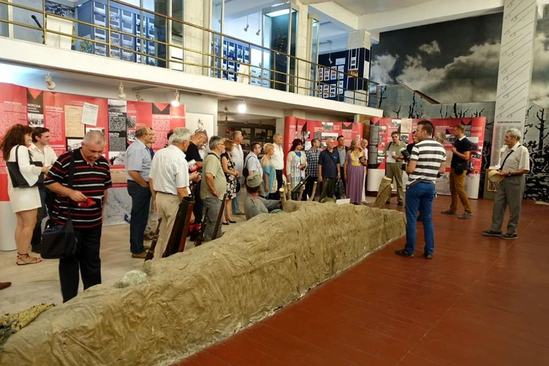 Sârbi lupte Dobrogea Primul Război Mondial - expoziţie Muzeul Militar Constanţa Foto Cătălin Dănulescu
