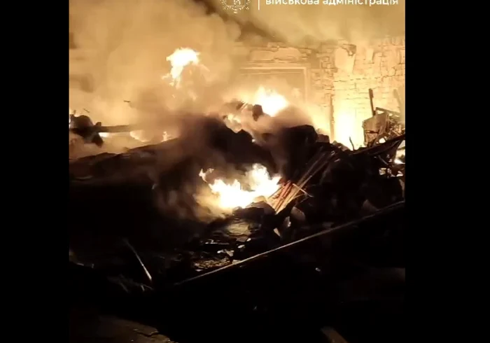 Atac rusesc în Zaporojie. FOTO captură FB Ivan Fedorov