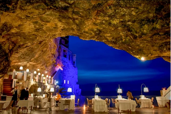 Grotta Palazzese, unul dintre cele mai frumoase restaurante din lume. Foto:Instagram/grottapalazzese