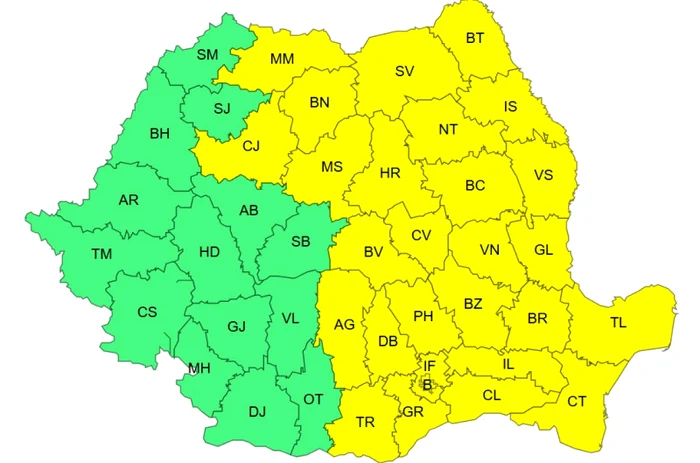 Cod galben de ger. Foto: ANM