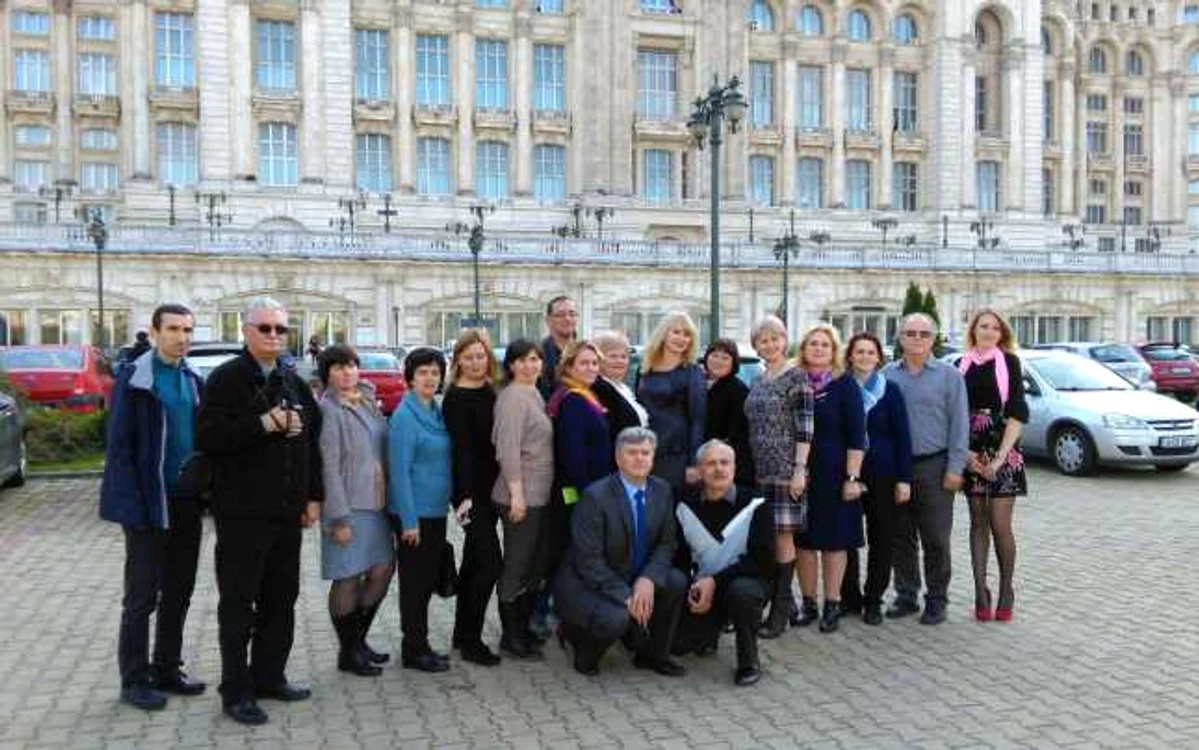 Oaspeţii din Cernăuţi au fost duşi la Palatul Parlamentului