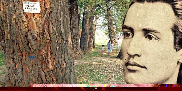 Mihai Eminescu plopi FOTO Adevărul