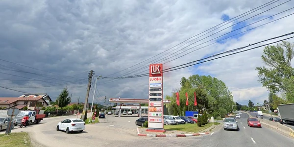 sens giratoriu lukoil maracineni foto Google Maps jpg